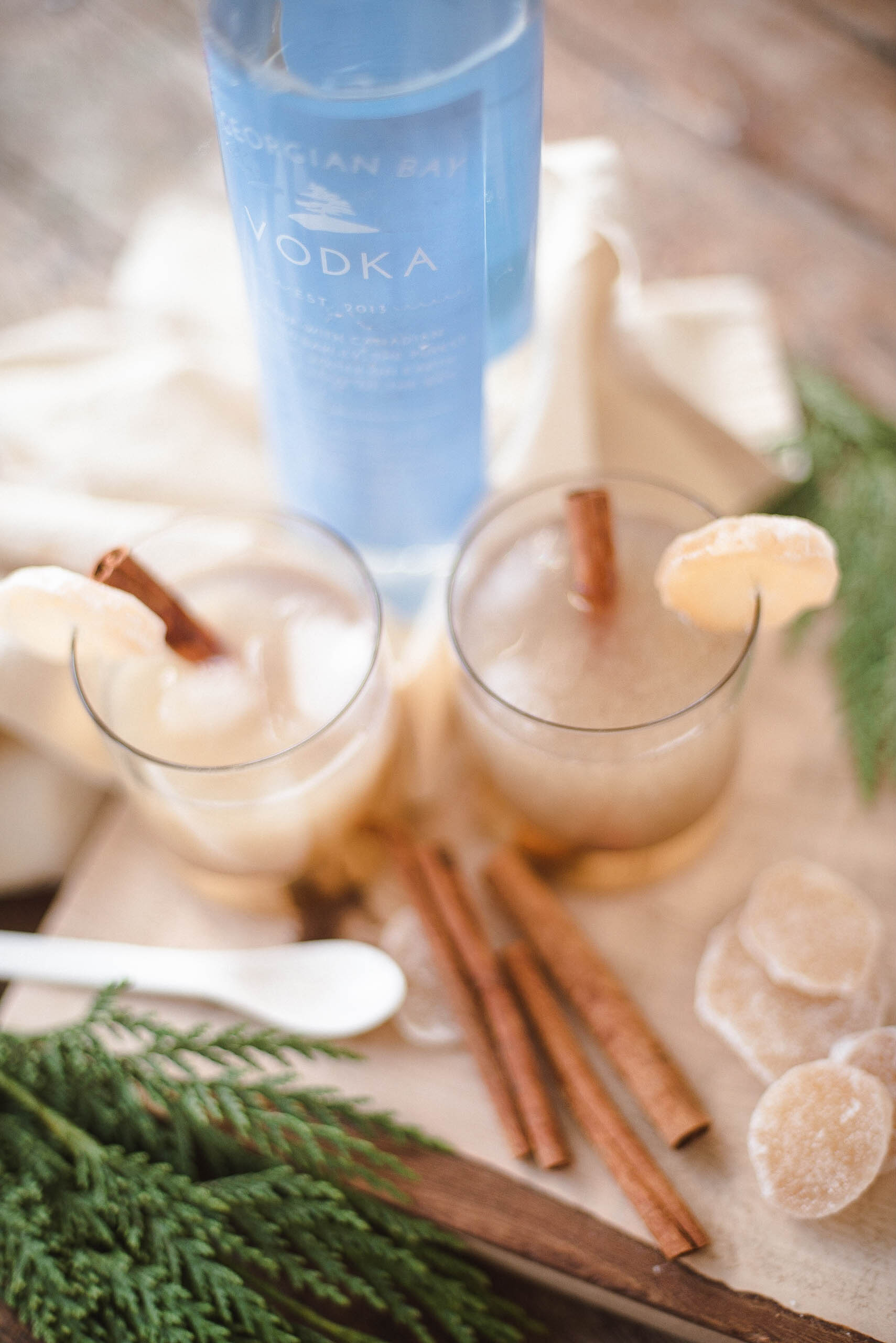 Christmas Vodka Cocktails The Pear & Ginger Twist Holiday Cocktail Series
