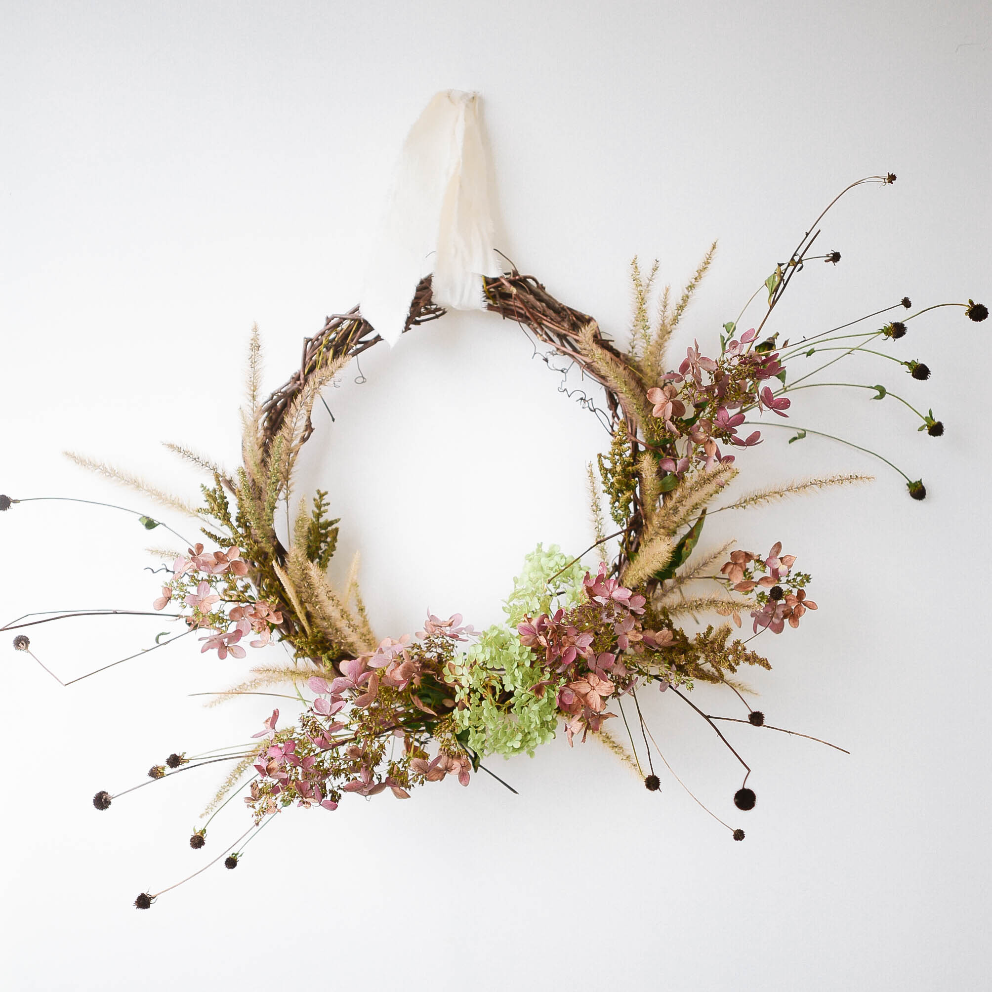 Handmade Grapevine Wreath with Crabapples